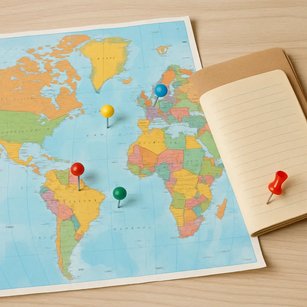 Creating Your Perfect Travel Map with Pins